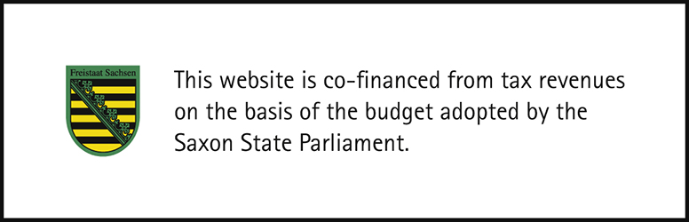 Dieser Internetauftritt wird mitfinanziert durch Steuermittel auf der Grundlage des vom Sächsischen Landtag beschlossenen Haushaltes